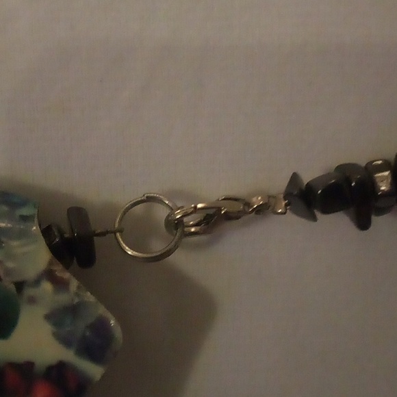 NWT - Black Stone Polar Bear Necklace - Size 18" - Picture 4 of 4